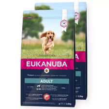 Eukanuba Adult Small&Medium Salmon & Barley 2x2,5kg kutyaeledel