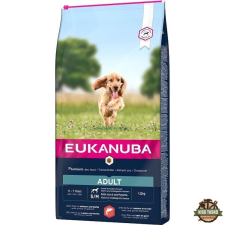 Eukanuba Adult Small & Medium Salmon & Barley kutyatáp 12kg kutyaeledel