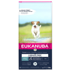 Eukanuba Adult Small & Medium Grain Free OF, 12 kg kutyaeledel