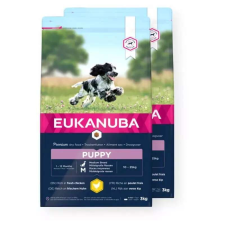 Eukanuba Puppy Medium 2x3kg kutyaeledel