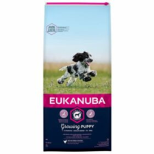 Eukanuba Puppy Medium Kutyatáp 15kg kutyaeledel