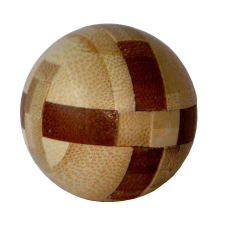 Eureka Fa bambusz 3D ördöglakat - labda puzzle, kirakós