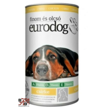 EURO DOG kutyakonzerv 1240g csirkehússal kutyaeledel