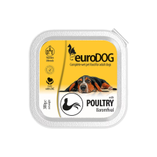 ,Euro Pet, Euro Dog Alutálcás Kutyaeledel (Baromfi) - 300 g kutyaeledel