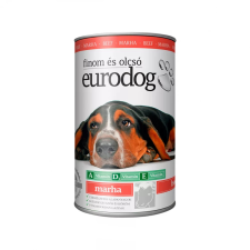 ,Euro Pet, Euro Dog marhás kutyakonzerv - 1240 g kutyaeledel