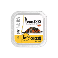 ,Euro Pet, Euro Dog Paté Alutálcás Kutyaeledel (Csirke) - 300 g kutyaeledel