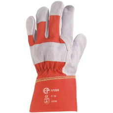 Euro Protection Bőrkesztyű 1155 (piros, 12)