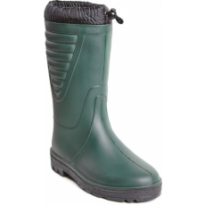 Euro Protection Csizma szõrmés PVC anyagból mûszõrme béléssel kötõs üvegzöld 42