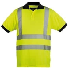 Euro Protection Hi-viz fényvisszaverő póló sárga (HV sárga, L) láthatósági ruházat