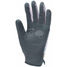 Euro Protection Kesztyû minipöttyös pamut tenyér rugalmas kézhát szürke