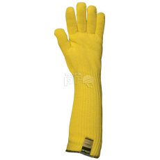Euro Protection Kesztyű 45cm-es hő (350°C) és kevlár vágásbiztos sárga 10