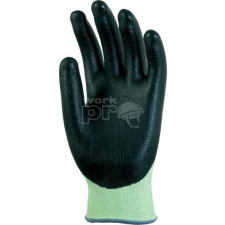 Euro Protection Kesztyű 5-ös vágásálló dyneema/üvegszál vágásbiztos fekete/zöld 8 védőkesztyű