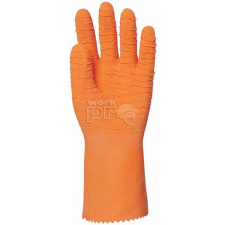 Euro Protection Kesztyű latex saválló csúszásgátló erősített 32cm vágásbiztos narancs 10 védőkesztyű
