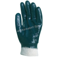 Euro Protection Kézháton csuklóig teljesen mártott kék nitril kesztyű védőkesztyű