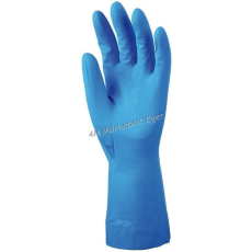 Euro Protection Nitril kék vegyszerálló kesztyű, 32cm/0,22mm, sima belső