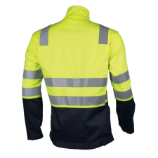 Euro Protection Thor xpert mr sötétkék védőkabát (HV sárga, XL) munkaruha