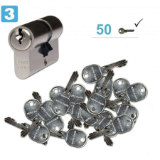 Euro Secure ES.Ni biztonsági zárbetét + 50 kulcs, 55/60mm zár és alkatrészei