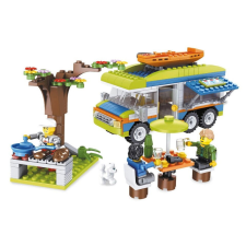 Euro-Trade Építőjáték Alleblox CampingKit 343db barkácsolás, építés