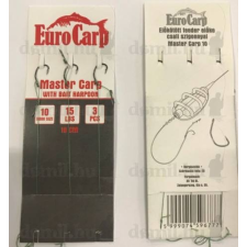 Eurocarp előkötött feeder előke csaliszigonnyal Master Carp-8 10cm 15lbs horog