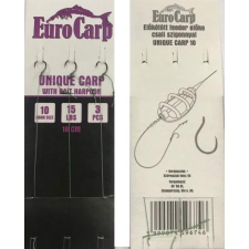  Eurocarp Előkötött feeder előke csaliszigonnyal Unique Carp-8 10cm 15lbs horog