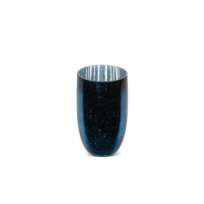 Eurofirany Molly1 üveg váza Kék 16x28 cm dekoráció