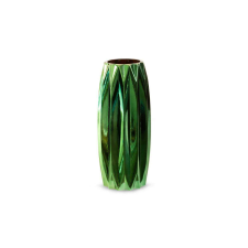 Eurofirany Negro üveg váza Zöld 12x12x30 cm dekoráció