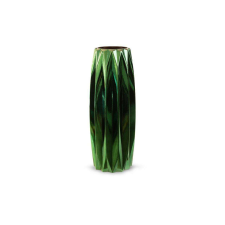 Eurofirany Negro üveg váza Zöld 17x17x45 cm dekoráció