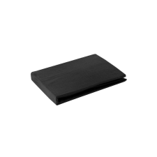 Eurofirany Nova3 pamut-szatén gumis lepedő Fekete 180x200 cm + 30 cm lakástextília