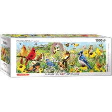 Eurographics 1000 db-os Panoráma puzzle - Garden Birds (6010-5338) puzzle, kirakós
