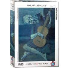 Eurographics 1000 db-os puzzle - Fine Art Collection - The old guitarist, Pablo Picasso (6000-5852) puzzle, kirakós