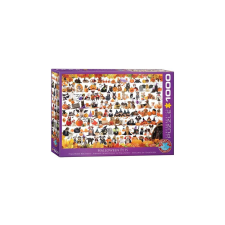  EuroGraphics 1000 db-os puzzle - Halloween pets (6000-5416) puzzle, kirakós