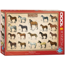 Eurographics 1000 db-os puzzle - Horses (6000-0078) puzzle, kirakós