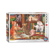 EuroGraphics 1000 db-os puzzle - Library Kittens (6000-5913) puzzle, kirakós