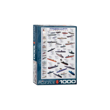 EuroGraphics 1000 db-os puzzle - Submarines & U-Boats (6000-0132) puzzle, kirakós