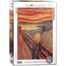 Eurographics 1000 db-os puzzle - The Scream, Munch (6000-4489) puzzle, kirakós