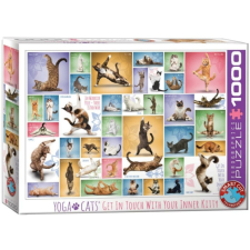 Eurographics 1000 db-os puzzle - Yoga Cats (6000-0953) puzzle, kirakós