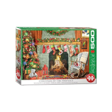 EuroGraphics 500 db-os puzzle - Christmas by the Fireplace (6500-5502) puzzle, kirakós