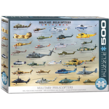 Eurographics 500 db-os puzzle - Military Helicopters (6500-0088) puzzle, kirakós