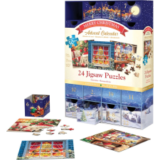  Eurographics adventi naptár: boldog karácsonyt 24x50 darabos puzzle puzzle, kirakós
