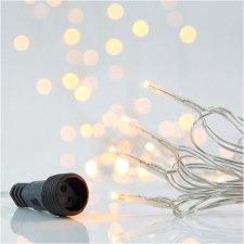 eurolamp FÉNYFÜZÉR KÜLTÉRI SOROLHATÓ, 100 LED, MELEG FEHÉR, ÁTLÁTSZÓ KÁBEL, IP44 kültéri izzósor
