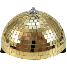 Eurolite Half Mirror Ball 20cm gold motorized világítás