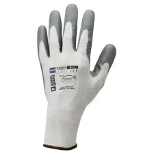  EUROLITE L900 FEHÉR/SZÜRKE LATEX KÖRNYEZETBARÁT KESZTYŰ_8 védőkesztyű