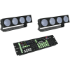 Eurolite Set 2x LED CBB-4 + DMX LED Color Chief Controller