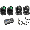 Eurolite Set 2x LED TMH-W63 + 2x LED TMH-S30 + USB QuickDMX + Easy Show