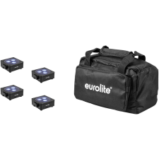 Eurolite Set 4x AKKU Flat Light 3 bk + Soft Bag világítás