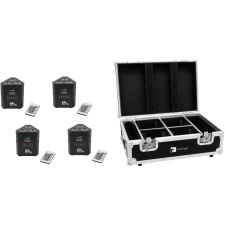 Eurolite Set 4x AKKU TL-3 TCL QuickDMX + Case with charging function világítás