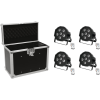 Eurolite Set 4x LED SLS-603 + Case EC-SL4M size M