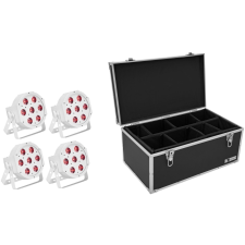 Eurolite Set 4x LED SLS-7 HCL Floor white + Case világítás