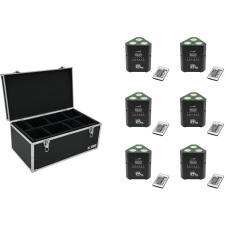 Eurolite Set 6x AKKU TL-3 TCL Trusslight QuickDMX + Case TDV-1 világítás