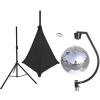 Eurolite Set Mirror ball 50cm with stand and tripod cover black